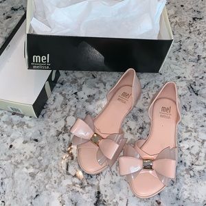 Mini Melissa nude girls shoes